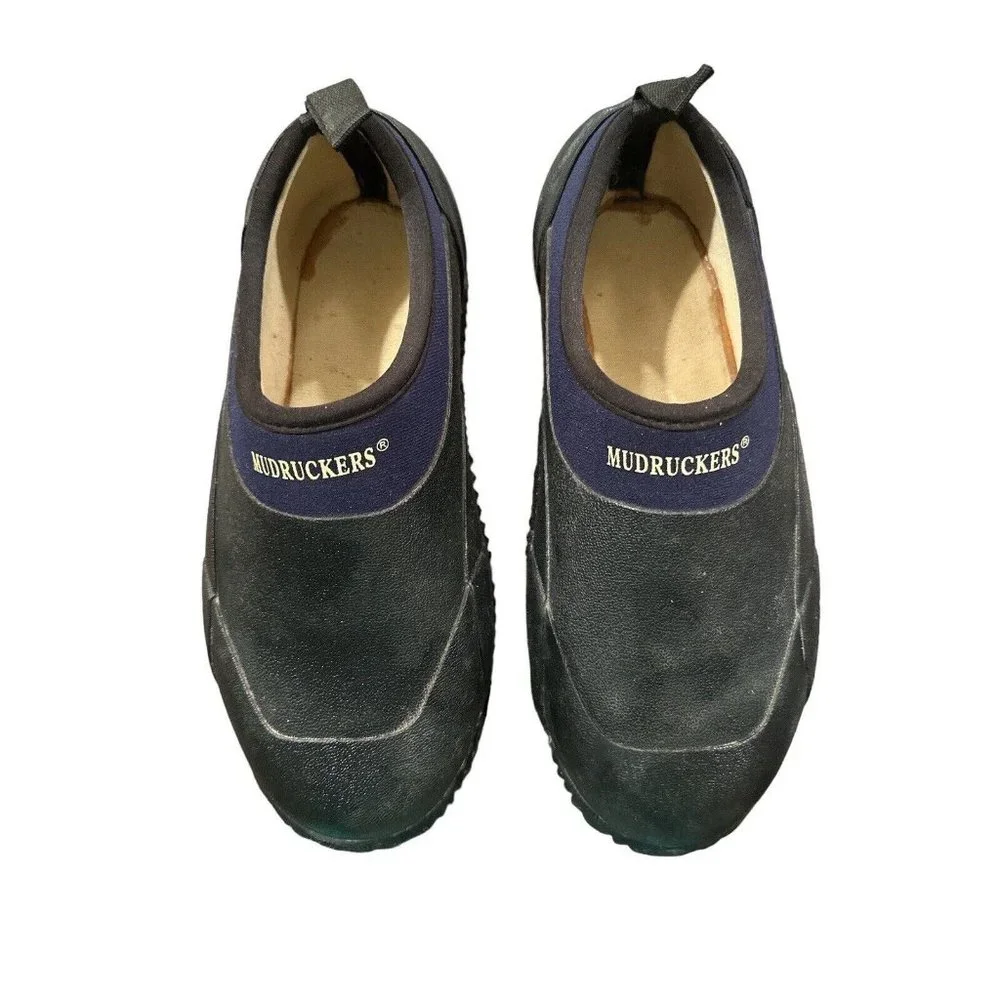 Mudruckers Mud Barn Garden Waterproof Shoes Boots Unisex‎ US Size W 7 M 6 VGUC